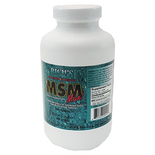 MSM Max 1200 mg, 250ct-500 ct