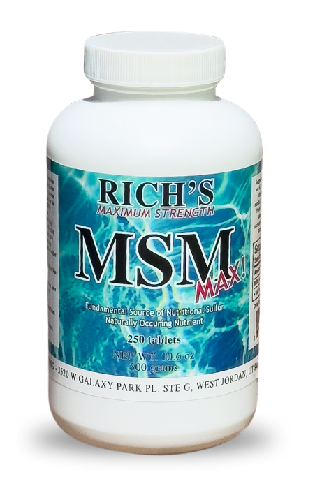 MSM Max 1200 mg, 250ct-500 ct